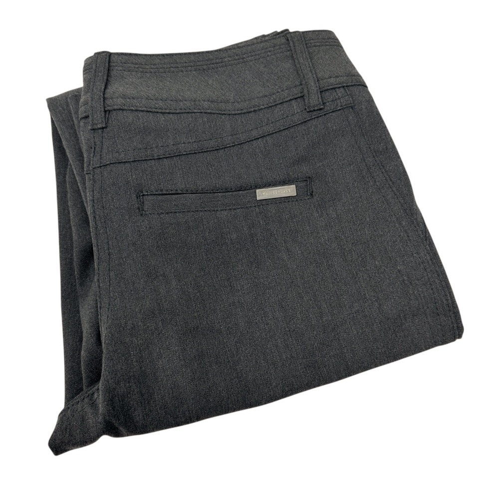 WHITE HOUSE BLACK MARKET Pants Women Gray Slim Leg Mid Rise Career Trousers 0